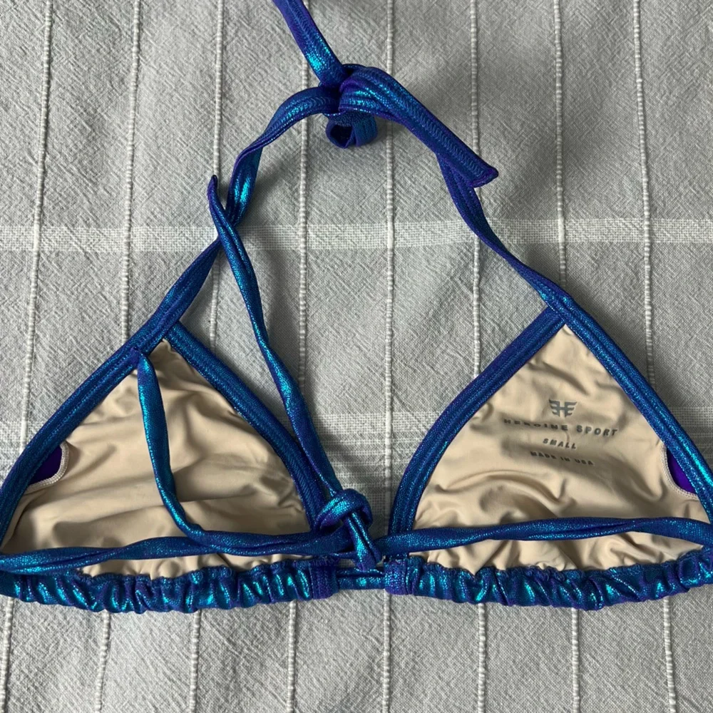 NEW HEROINE SPORT MARA BIKINI TOP & BOTTOM SET AZUL BLUE